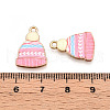 Winter Theme Printed Alloy Pendants PALLOY-H127-03G-05-01-3