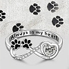 Brass Rhinestone Finger Rings for Women FS-WGAC777-02-1