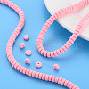 Handmade Polymer Clay Beads Strands CLAY-N008-118-7