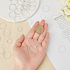 SUNNYCLUE Brass Linking Rings KK-SC0001-72P-3