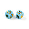 Plating Acrylic Beads OACR-N140-01F-O-2