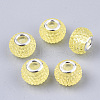 Resin Rhinestone European Beads RPDL-T002-03K-1