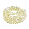 Transparent Glass Beads Strands GLAA-T023-4mm-A05-2