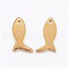 201 Stainless Steel Charms STAS-L187-05G-2