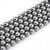 Baking Painted Pearlized Glass Pearl Bead Strands HY-N002-5mm-A01-2
