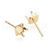 304 Stainless Steel Ear Stud Components X-STAS-I100-39G-2