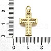 Brass Micro Pave Cubic Zirconia Pendants KK-Z100-42G-01-3