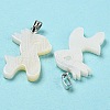 Natural Freshwater Shell Pendants PALLOY-Q462-05P-2