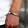 Stainless Steel Hinged Bangles for Men Women DW5669-1-1