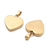 Ion Plating(IP) Fashionable 304 Stainless Steel Stamping Blank Tag Pendants STAS-J002B-01G-3