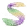 Transparent Gradient Color Glass Beads Strands GLAA-G101-2mm-03-2