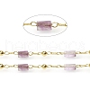 3.28 Feet Handmade Natural Amethyst Beaded Chains X-CHC-E021-01I-2