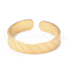 Ion Plating(IP) 304 Stainless Steel Rhombus Open Cuff Ring for Women RJEW-I096-26G-2