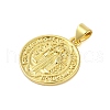 Rack Plating Brass Pendants KK-S380-34G-02-2