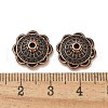 Tibetan Style Alloy Bead Caps TIBE-P003-81B-R-2