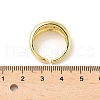 Brass Micro Pave Cubic Zirconia Adjustable Cuff Rings RJEW-V009-08G-5