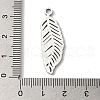 Non-Tarnish 304 Stainless Steel Pendants STAS-L081-005P-01-3