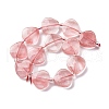 Cherry Quartz Glass Beads Strands G-P570-E01-02-3