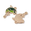 Alloy Enamel Connector Charms ENAM-I054-02C-2