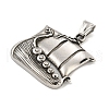 316 Surgical Stainless Steel Pendants STAS-E212-155AS-2