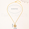 Brass Pendant Necklaces HA5496-3-2