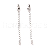 925 Sterling Silver Chain Extenders STER-D036-43AS-1
