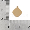 Ion Plating(IP) 304 Stainless Steel Pendant Cabochon Settings STAS-U019-49G-3