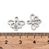 Non-Tarnish 316 Surgical Stainless Steel Charms STAS-Q314-28P-3