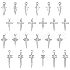 Unicraftale 24Pcs 4 Styles 304 Stainless Steel Pendants STAS-UN0060-02-1