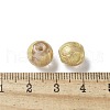 Handmade Gold Foil Glass Beads LAMP-P068-13D-2