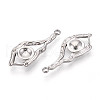 304 Stainless Steel Pendant Cabochon Settings STAS-T065-92P-2