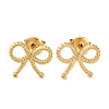 Ion Plating(IP) 304 Stainless Steel Stud Earrings EJEW-G395-20G-1