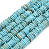 Dyed Natural Magnesite Beads Strands G-V003-01-2