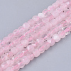 Natural Rose Quartz Beads Strands G-S362-007-1
