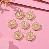 Golden Plated Alloy Enamel Charms X-ENAM-S118-06P-5