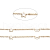 Ion Plating(IP) 304 Stainless Steel Moon & Star Link Cable Chains STAS-P254-13G-2