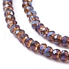 Electroplate Glass Beads Strands EGLA-F149-FR-05-3