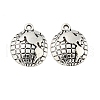 Tibetan Style Zinc Alloy Earth Charms TIBEP-R334-307AS-RS-1