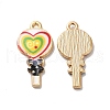Alloy Enamel Pendants ENAM-D043-11G-02-1