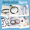 Unicraftale 304 Stainless Steel Cord End Caps STAS-UN0010-58P-6