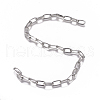 Tarnish Resistant 304 Stainless Steel Chain CHS-G017-10P-1.0mm-2