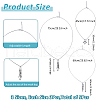 3Pcs 3 Styles 304 Stainless Steel Macrame Pouch Cable Chain Necklace Making NJEW-FH00004-2