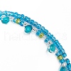 Glass Seed Beads Stretch Anklets Set AJEW-AN00522-6