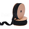 Polyester Chenille Ribbon OCOR-WH0097-36B-1