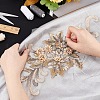 3D Flower Pattern Computerized Embroidery Appliques PATC-WH0002-006-2
