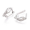 Brass Hoop Earring Findings KK-N267-28P-3