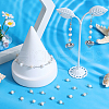 Natural Cultured Freshwater Pearl Potato Connector Charms PALLOY-SC00013-4