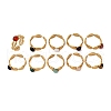 304 Stainless Steel Open Cuff Rings RJEW-A071-03G-4