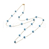 Synthetic Turquoise Beads Necklaces BJEW-B078-01G-1