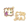 24Pcs 6 Styles Alloy Enamel Pendants FIND-FS0002-67-2